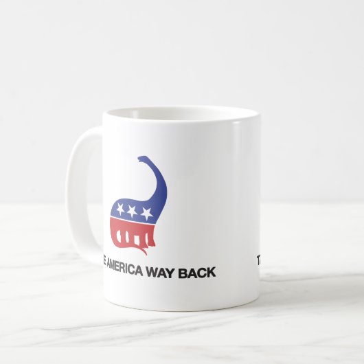 アメリカの方法背部マグを取って下さい コーヒーマグカップ (正面左)