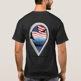 アメリカの旅行先の自由の愛国心 Tシャツ