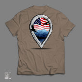 アメリカの旅行先の自由の愛国心 Tシャツ