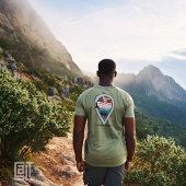 アメリカの旅行先の自由の愛国心 Tシャツ