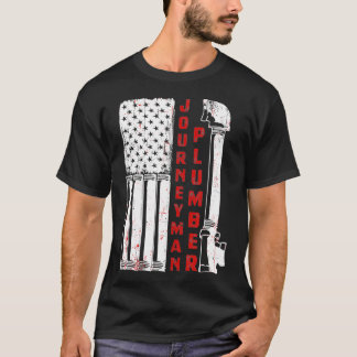 アメリカの旅行家又はHの愛国配管工 Tシャツ