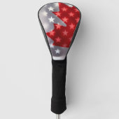 アメリカの旗が付いているカナダ ゴルフヘッドカバー (正面)