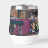 アメリカの旗を持つアイオワのドゥブケへようこそ (正面)