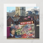 アメリカの旗を持つアイオワのドゥブケへようこそ (正面/裏面)