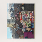 アメリカの旗を持つアイオワのドゥブケへようこそ ジグソーパズル (縦)