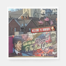 アメリカの旗を持つアイオワのドゥブケへようこそ