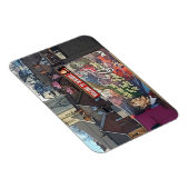 アメリカの旗を持つアイオワのドゥブケへようこそ マグネット (右側)