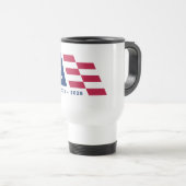 アメリカの旗アイコン トラベルマグ (正面右)