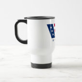 アメリカの旗アイコン トラベルマグ (左)