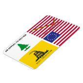アメリカの旗革命 マグネット (左側)
