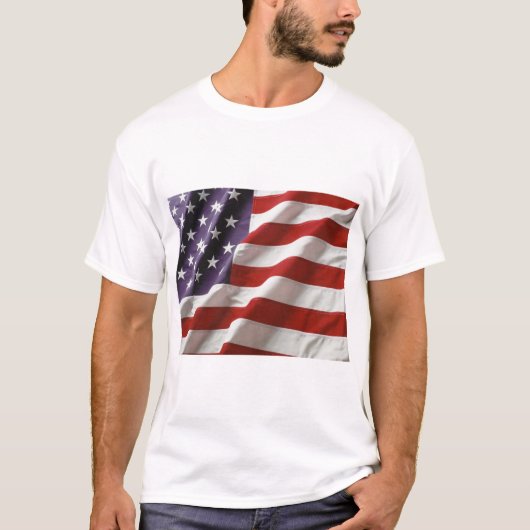 アメリカの旗 - オールドグローリー Tシャツ (正面)