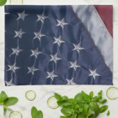 アメリカの旗 キッチンタオル (折り畳み)