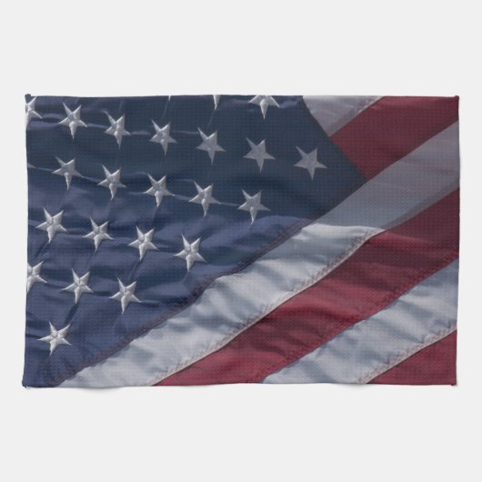 アメリカの旗 キッチンタオル (横)