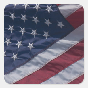 アメリカの旗 スクエアシール