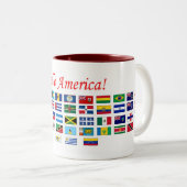 アメリカの旗 ツートーンマグカップ (正面右)