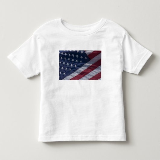 アメリカの旗 トドラーTシャツ (正面)