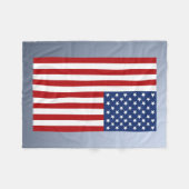 アメリカの旗 フリースブランケット (正面(横))