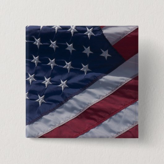 アメリカの旗 缶バッジ (正面)