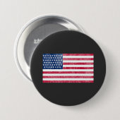 アメリカの旗 缶バッジ (正面&裏面)