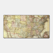 アメリカの旧地図 デスクマット (正面)