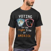 アメリカの明るい側の投票 Tシャツ (正面)