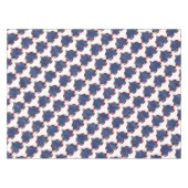 アメリカの星とストライプハート愛国的 テーブルクロス (正面(横))