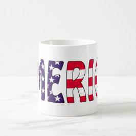 アメリカの星とストライプ コーヒーマグカップ