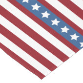 アメリカの星条旗の赤白青媒体 ミディアムテーブルランナー (コーナー)