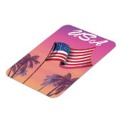 アメリカの星条旗 マグネット (左側)