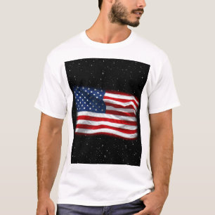 アメリカの星条旗 国民的 アメリカ国旗 Tシャツ