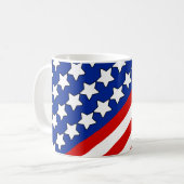アメリカの星条旗 国民的 コーヒーマグカップ (正面左)