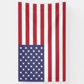 アメリカの星条旗 横断幕 (縦)