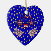 アメリカの星 セラミックオーナメント (右)