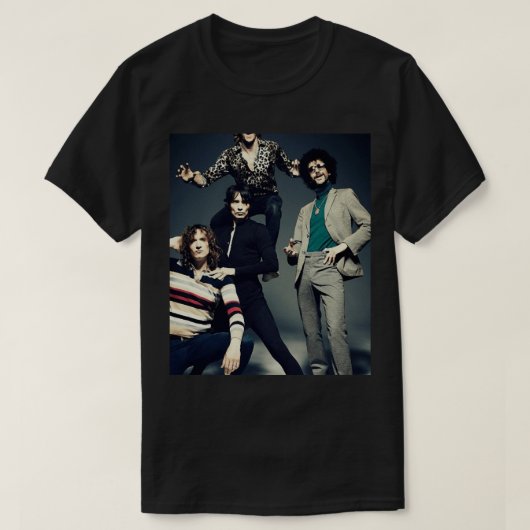 アメリカの暗黒帯グラフィック Tシャツ (デザイン正面)