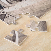 アメリカの木の掘っ建て小屋のインテリア、c.1880s (pho ジグソーパズル (側面)