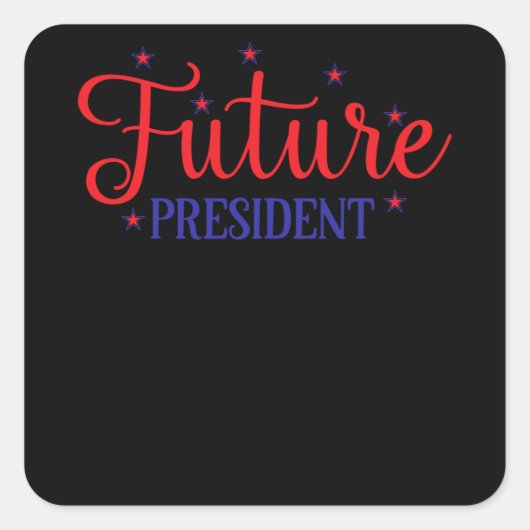 アメリカの未来の大統領 スクエアシール (正面)