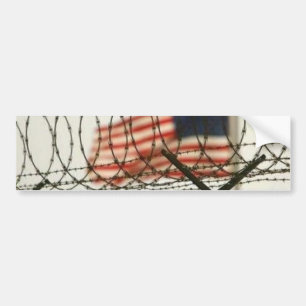 アメリカの未来-警察の州の刑務所の州 バンパーステッカー