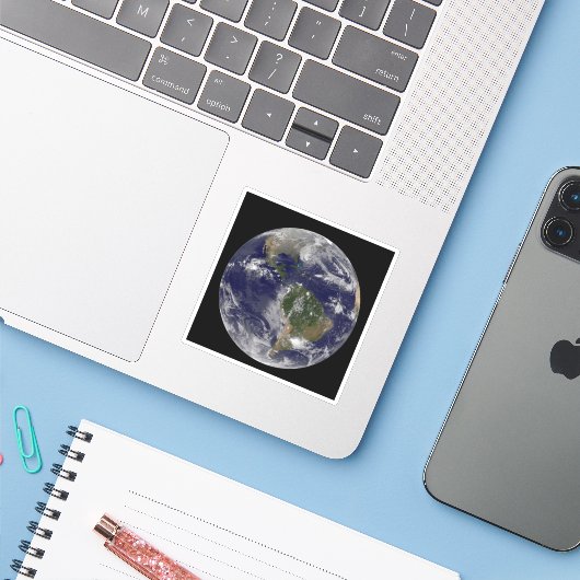 アメリカの東海岸に沿ったハリケーン「サンディ」。 シール (ノートパソコンとiPhone)