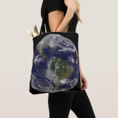 アメリカの東海岸に沿ったハリケーン「サンディ」。 トートバッグ (クローズアップ)