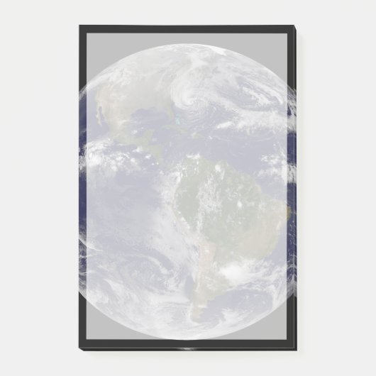 アメリカの東海岸に沿ったハリケーン「サンディ」。 ポストイット (正面)