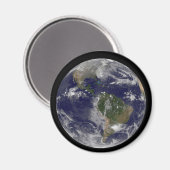 アメリカの東海岸に沿ったハリケーン「サンディ」。 マグネット (正面/裏面)