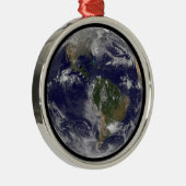 アメリカの東海岸に沿ったハリケーン「サンディ」。 メタルオーナメント (右)