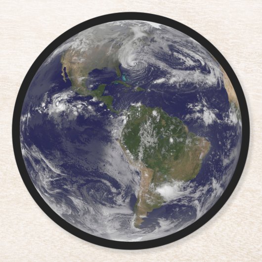 アメリカの東海岸に沿ったハリケーン「サンディ」。 ラウンドペーパーコースター (正面)