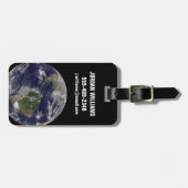 アメリカの東海岸に沿ったハリケーン「サンディ」。 ラゲッジタグ (正面横)