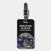 アメリカの東海岸に沿ったハリケーン「サンディ」。 ラゲッジタグ (正面縦)