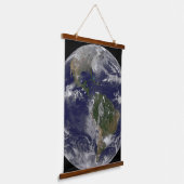 アメリカの東海岸に沿ったハリケーン「サンディ」。 吊り下げ型タペストリー (傾斜あり)