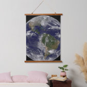 アメリカの東海岸に沿ったハリケーン「サンディ」。 吊り下げ型タペストリー (寝室)