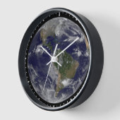 アメリカの東海岸に沿ったハリケーン「サンディ」。 壁時計 (傾斜)