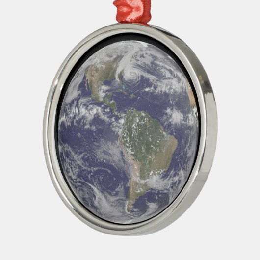 アメリカの東海岸に沿ったハリケーン「サンディ」。2 メタルオーナメント (左)