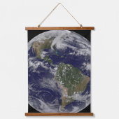 アメリカの東海岸に沿ったハリケーン「サンディ」。2 吊り下げ型タペストリー (正面)